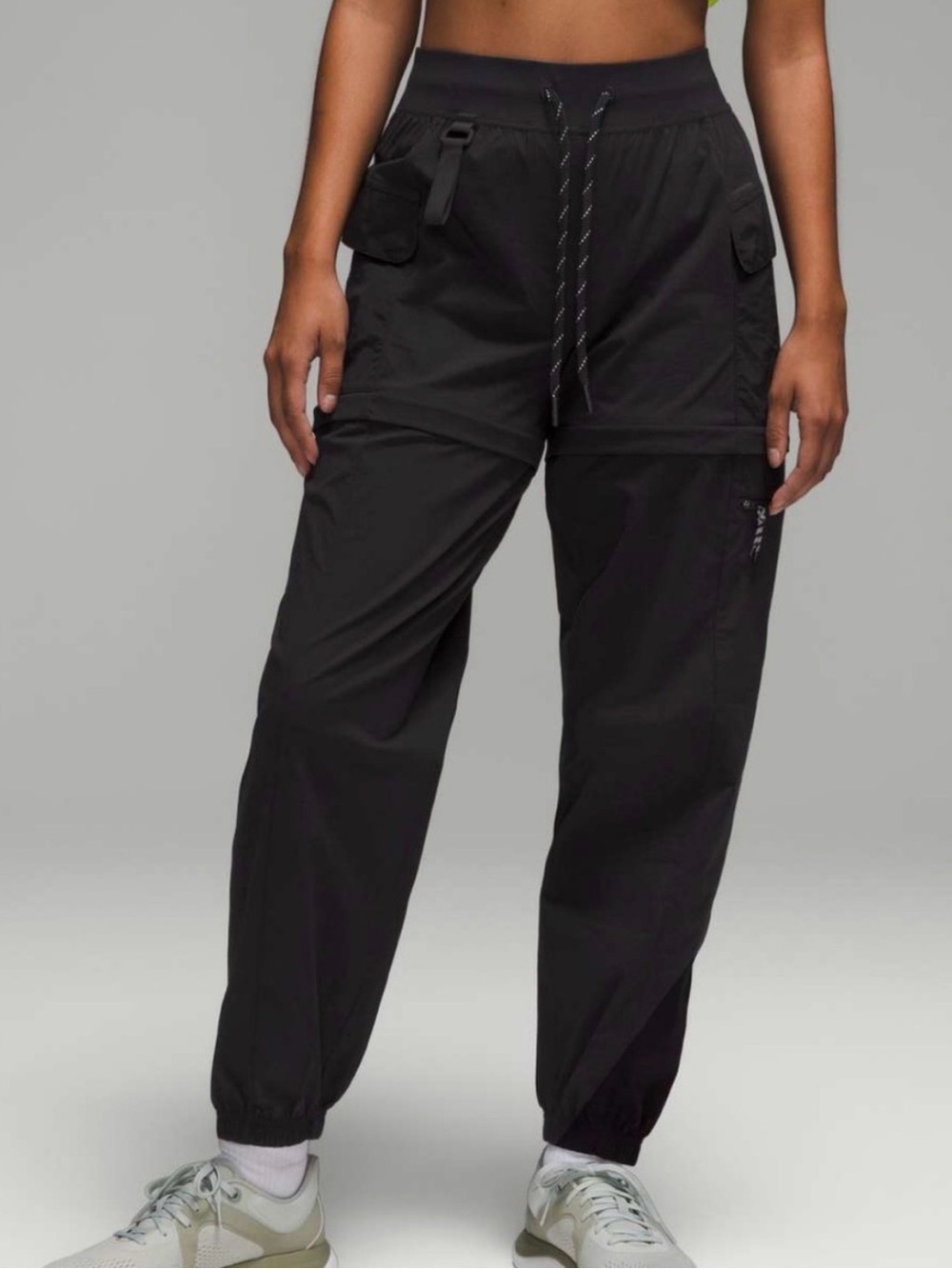 lululemon athletica Black convertible Hiking Pants / Cargo Joggers